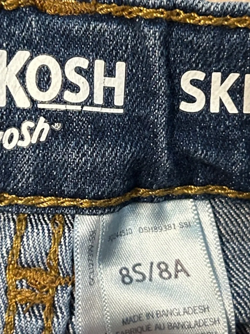 Oshkosh Wonder Nation Boy’s Denim Jeans - size 8